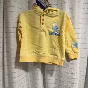 Smurfs Yellow Kids Hoodie
